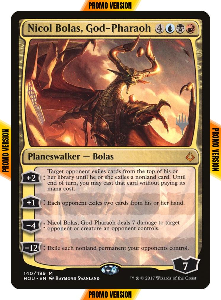 Nicol Bolas, God-Pharaoh [140p] [Promo Pack] [Hour of Devastation] [Non-Foil]