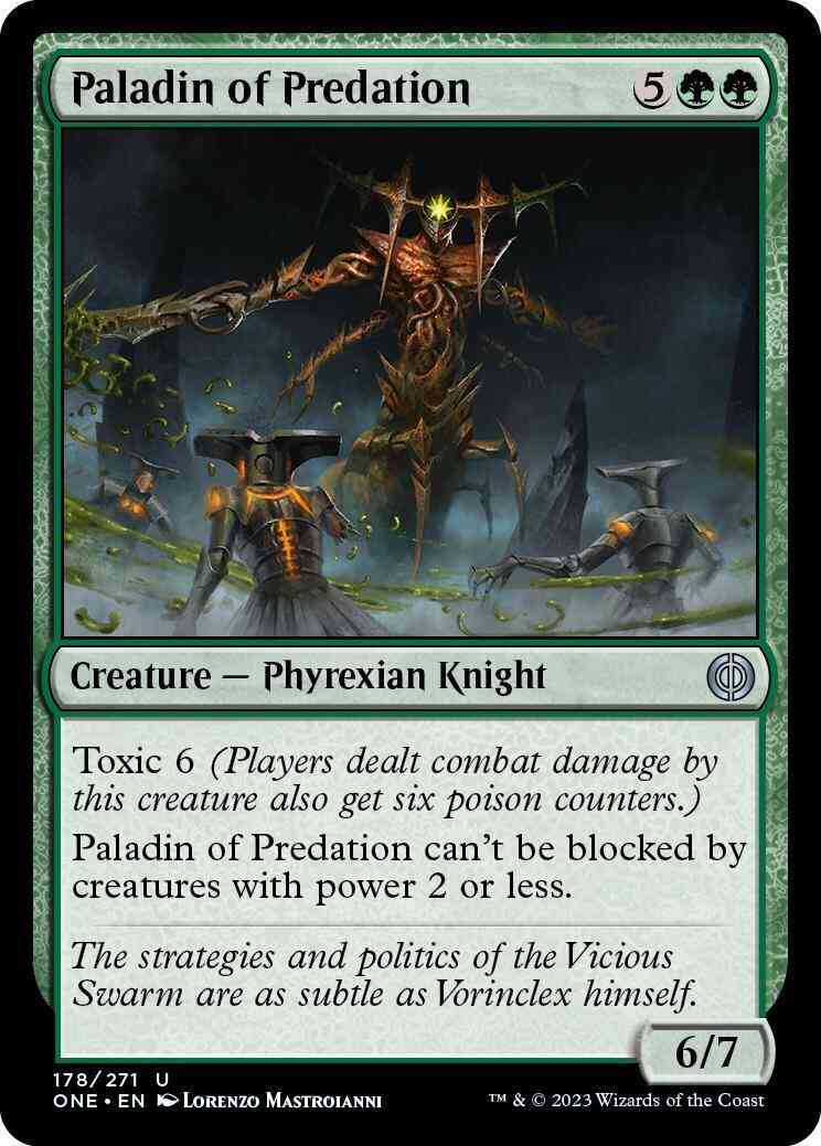 Paladin of Predation [178] [Phyrexia: All Will Be One] [Non-Foil]