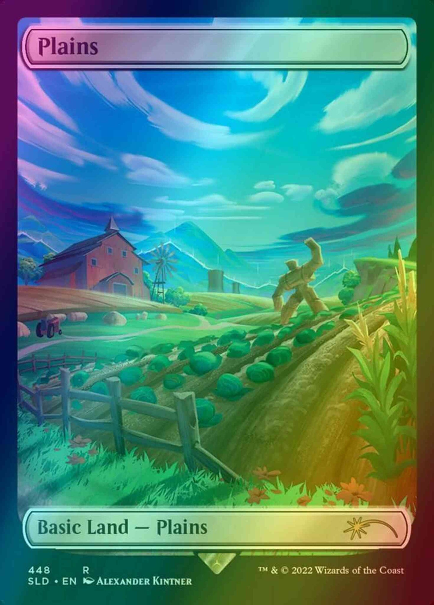 Plains [0448] [Full Art] [Fortnite: Landmarks] [Secret Lair Drop] [Foil]