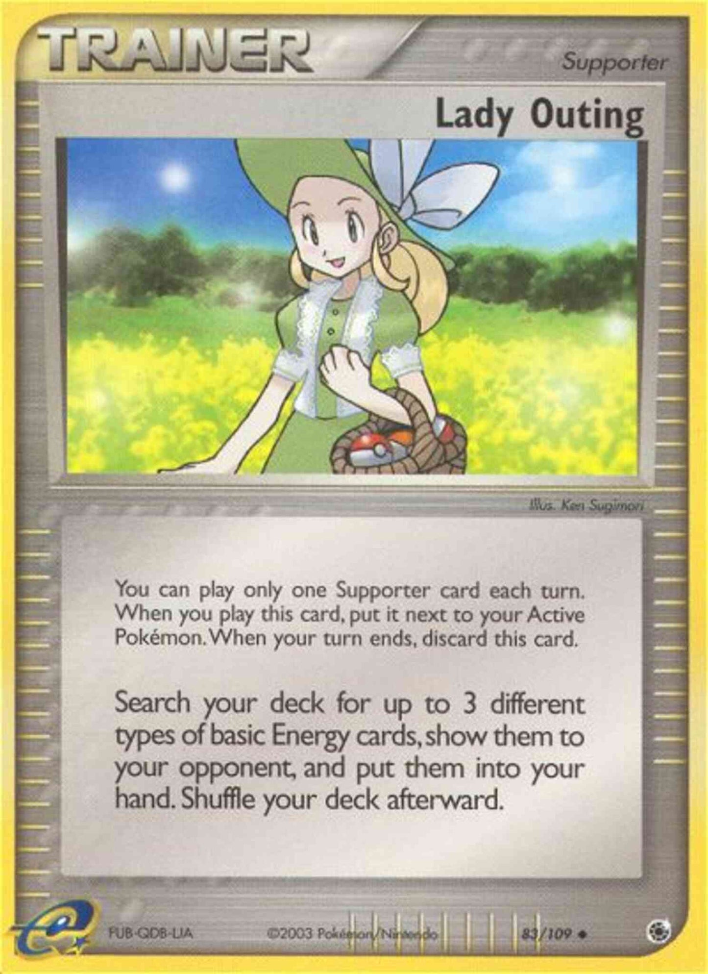 Lady Outing - 83/109 - Uncommon [ex1-83] [Reverse Holo]