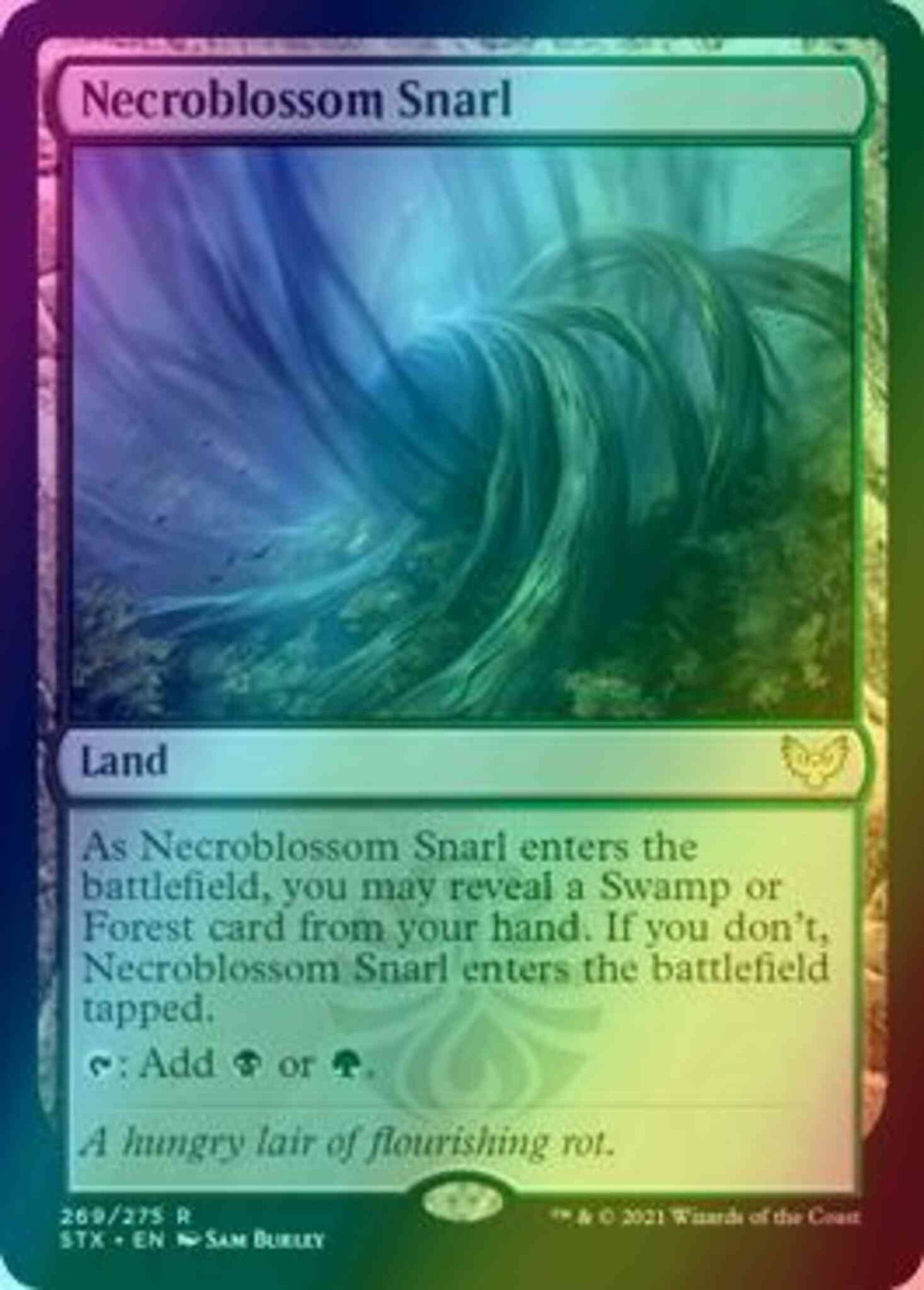 Necroblossom Snarl [269] [Strixhaven: School of Mages] [Foil]