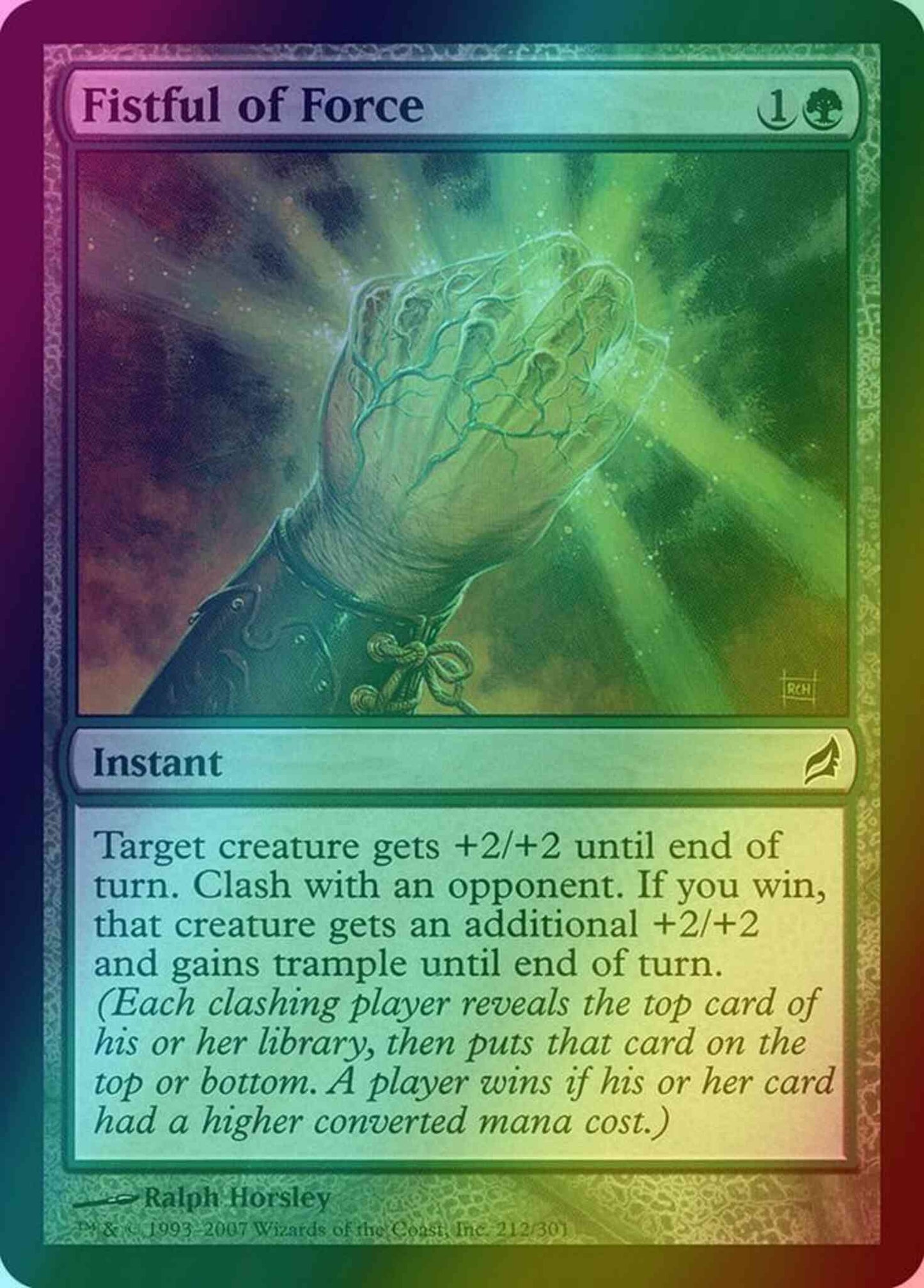 Fistful of Force [212] [Lorwyn] [Foil]