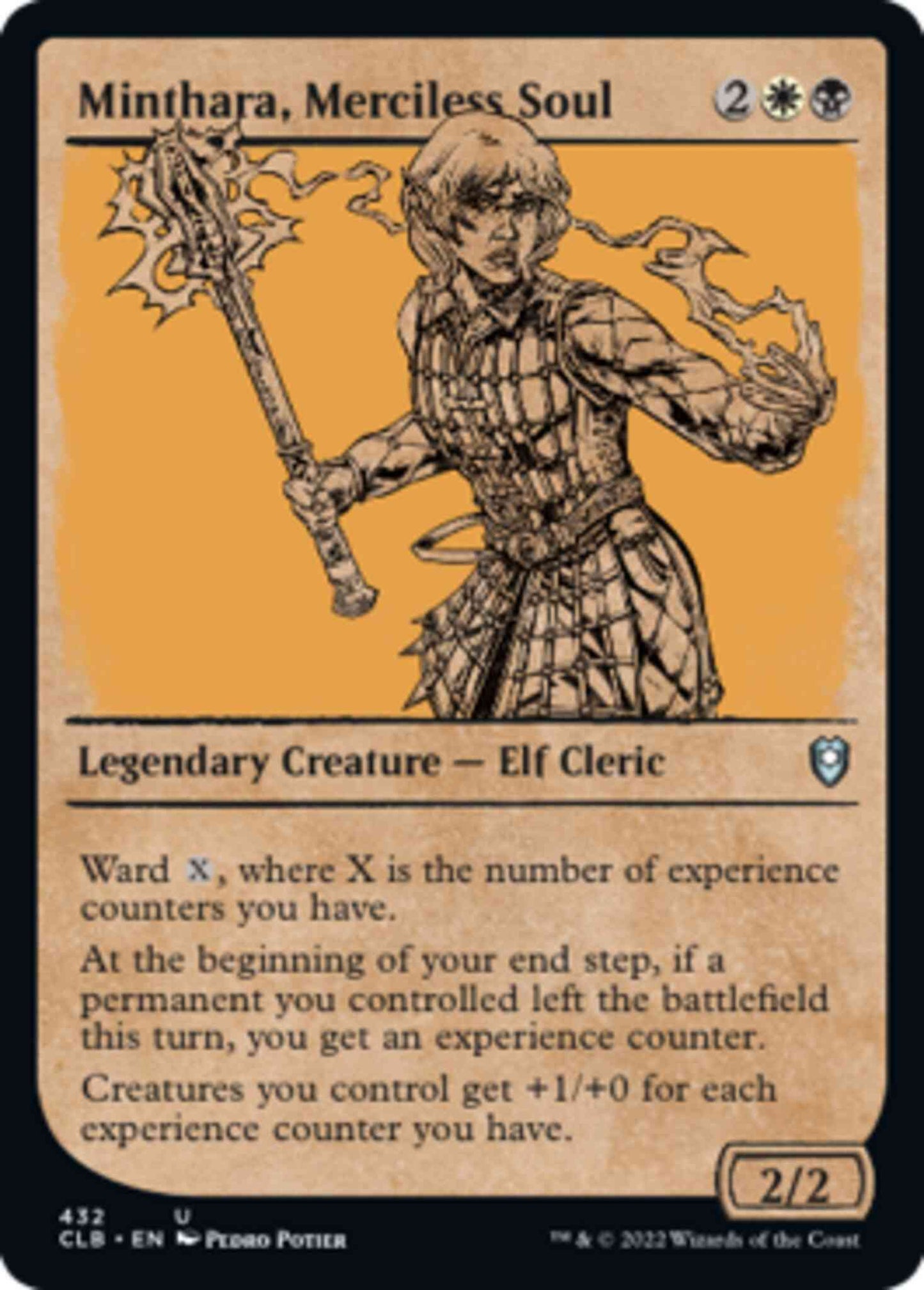 Minthara, Merciless Soul [432] [Rulebook Showcase] [Commander Legends: Battle for Baldur's Gate] [Non-Foil]