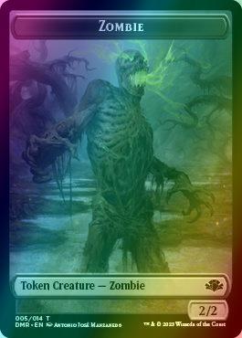Sheep Token (12) // Zombie Token (05) [Dominaria Remastered: Tokens] [Foil]