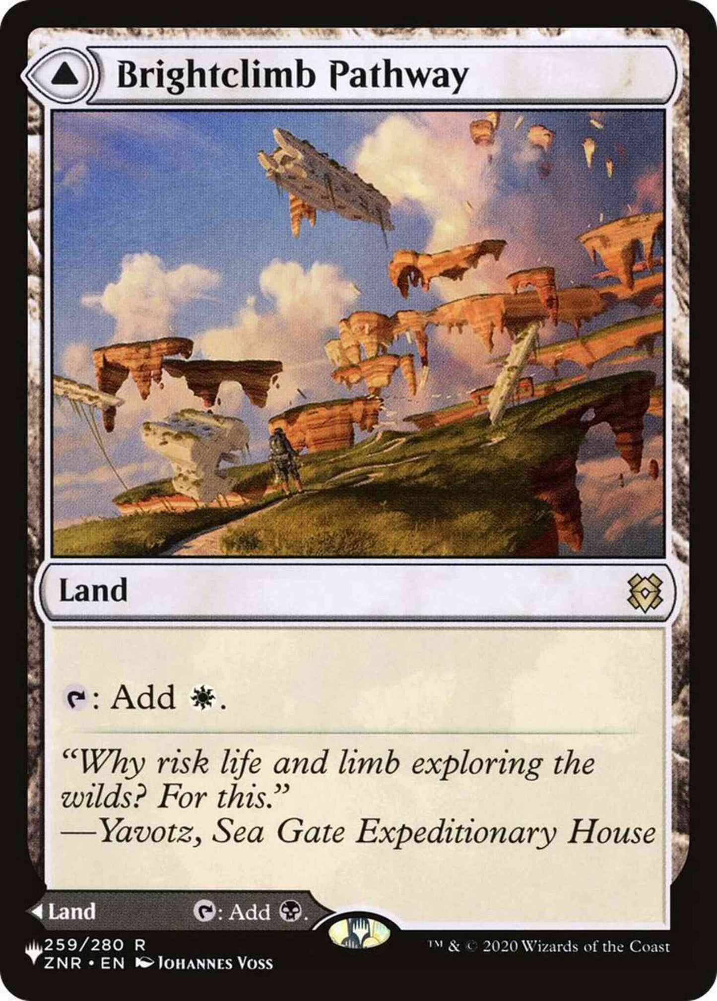 Brightclimb Pathway // Grimclimb Pathway [ZNR-259] [The List] [Non-Foil]