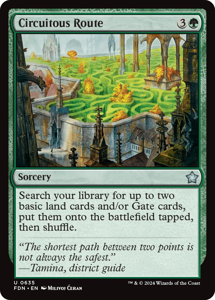 Circuitous Route [635] [Foundations] [Non-Foil]