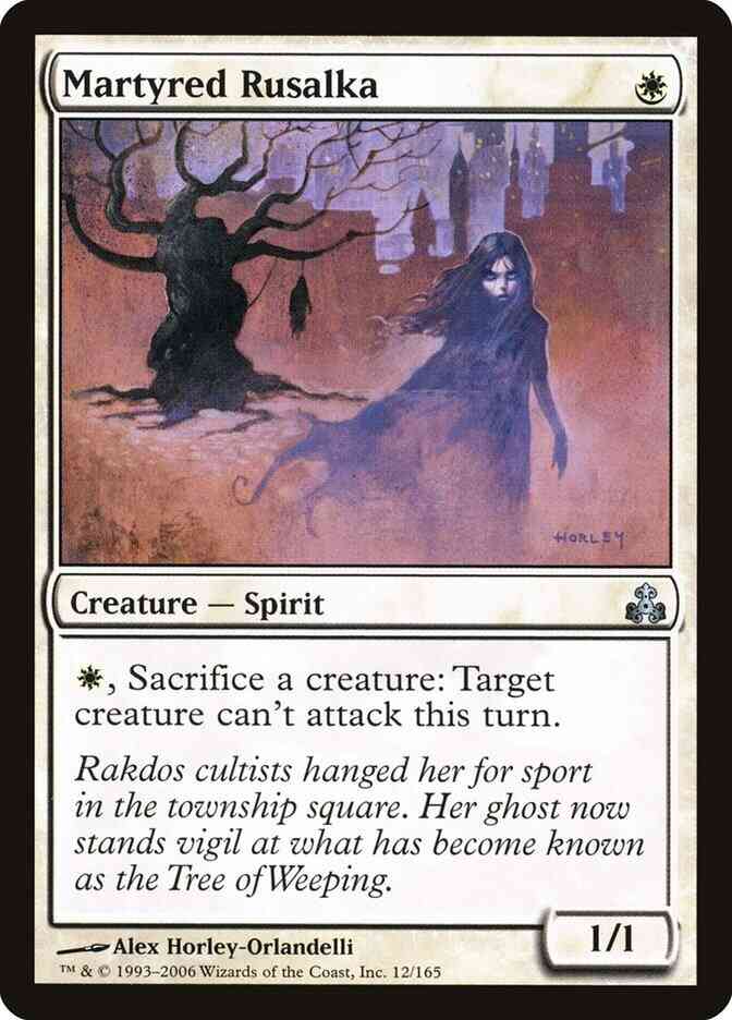 Martyred Rusalka [12] [Guildpact] [Non-Foil]