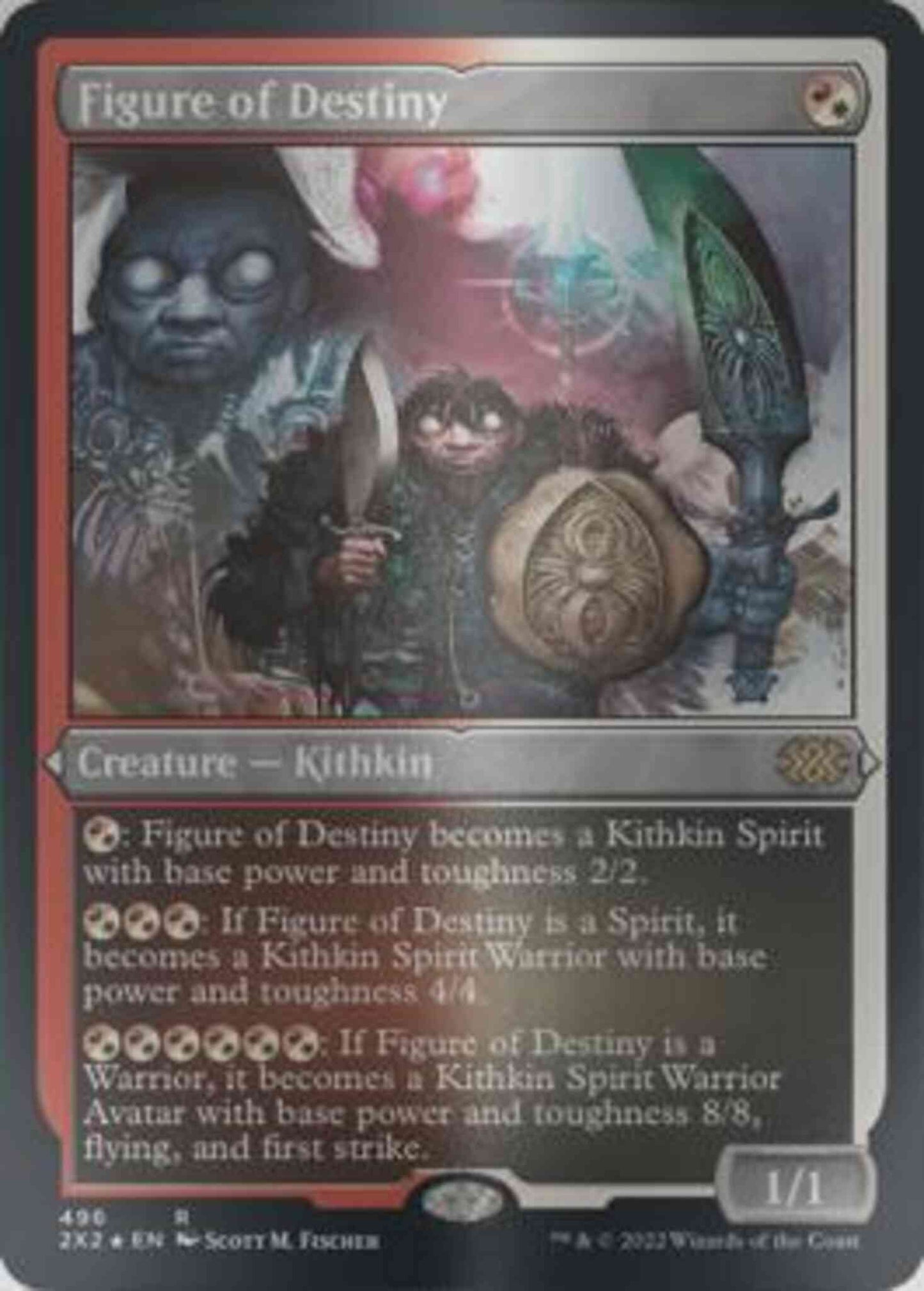 Figure of Destiny [496] [Double Masters 2022] [Etched Foil]