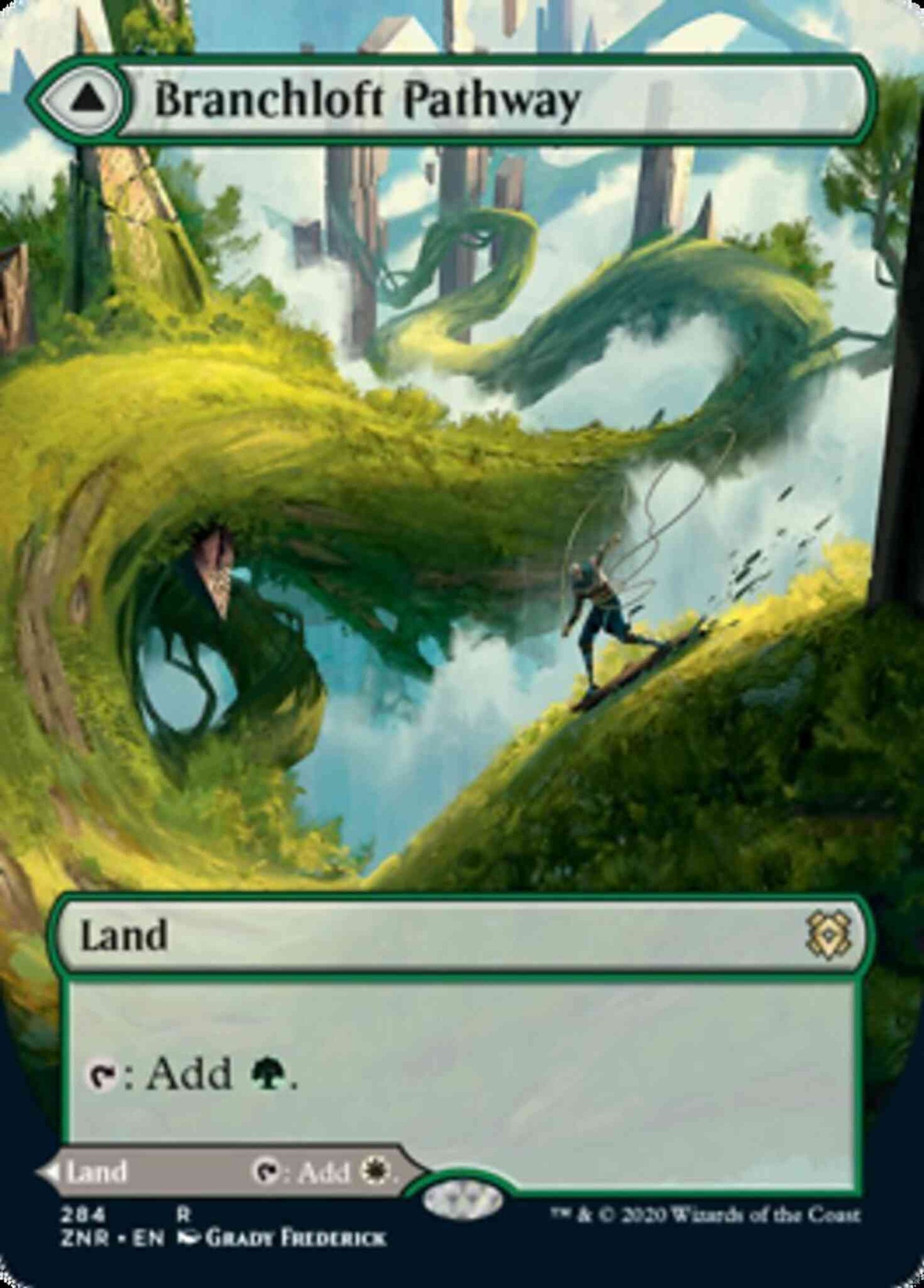 Branchloft Pathway // Boulderloft Pathway [284] [Borderless] [Zendikar Rising] [Non-Foil]