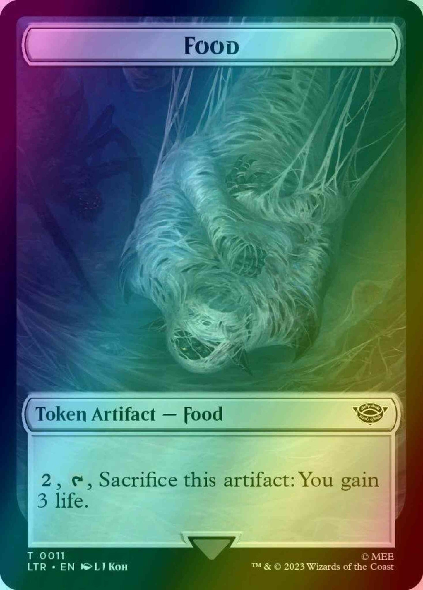 Food Token (11) // Orc Army Token (06) [The Lord of the Rings: Tales of Middle-earth: Tokens] [Foil]