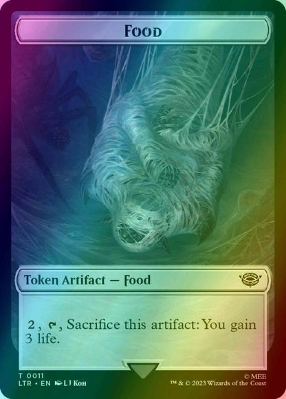 Food Token (11) // Orc Army Token (06) [The Lord of the Rings: Tales of Middle-earth: Tokens] [Foil]