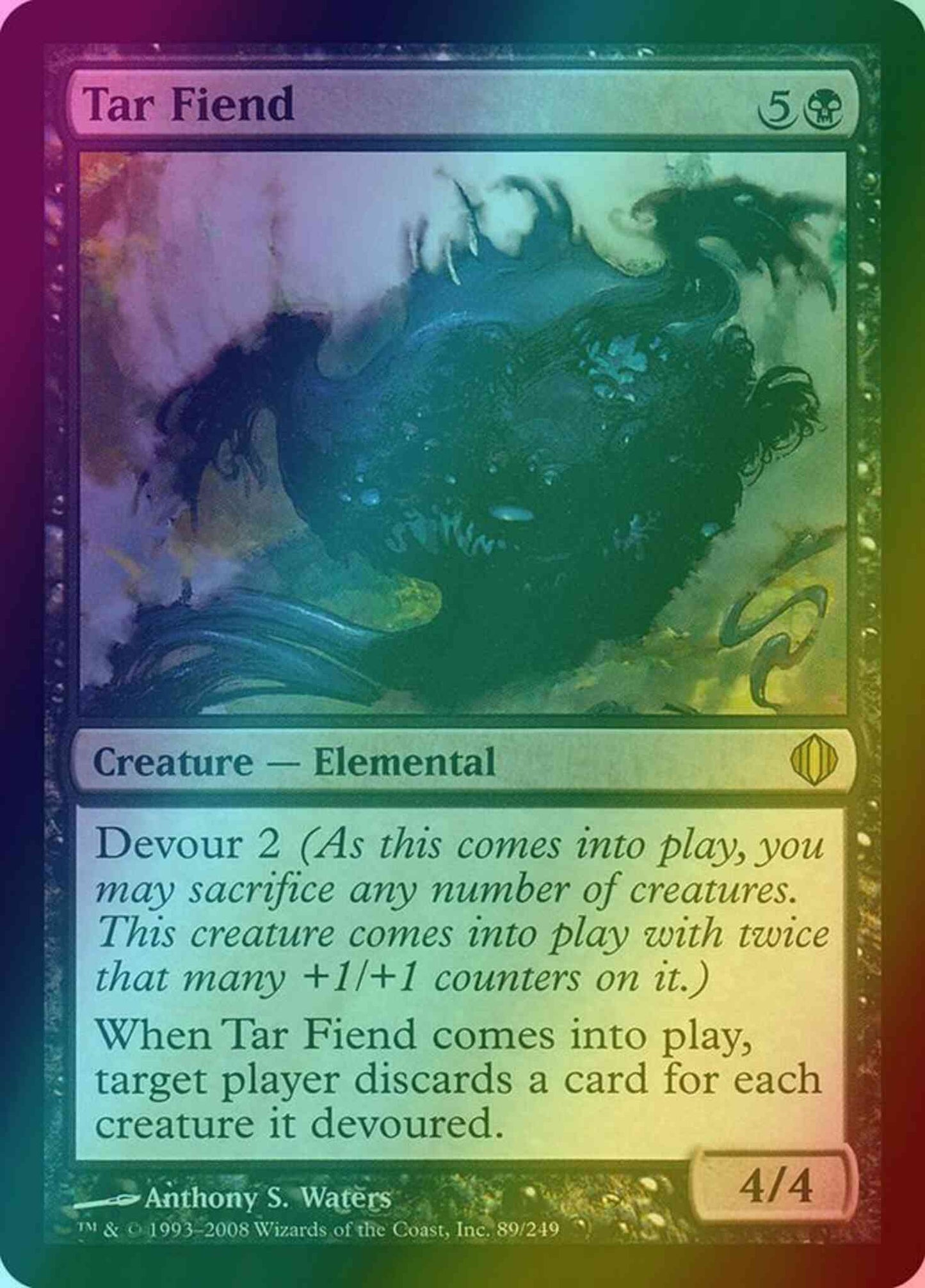 Tar Fiend [89] [Shards Of Alara] [Foil]