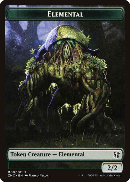 Elemental Token (08) // Elemental Token (10) [Zendikar Rising Commander Tokens] [Non-Foil]