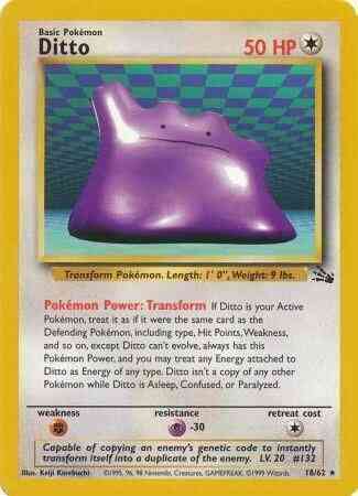 Ditto - 18/62 - Rare - Unlimited [base3U-18] [Non-Holo]