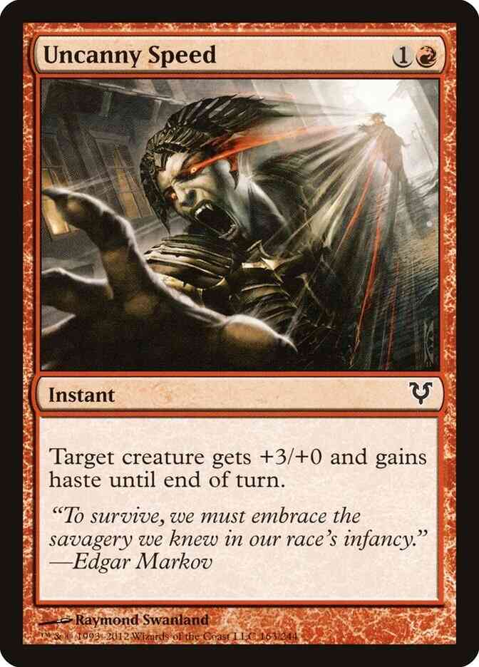Uncanny Speed [163] [Avacyn Restored] [Non-Foil]