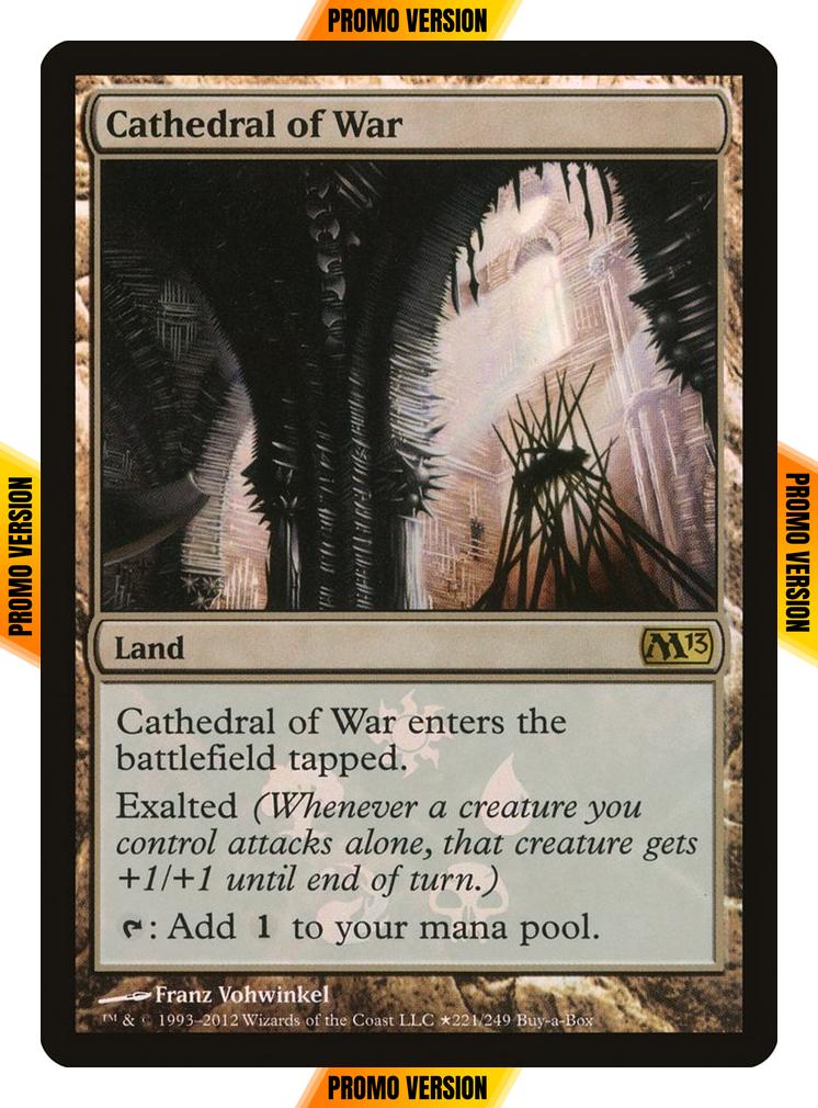 Cathedral of War [S221] [Magic 2013 Promos] [Foil]