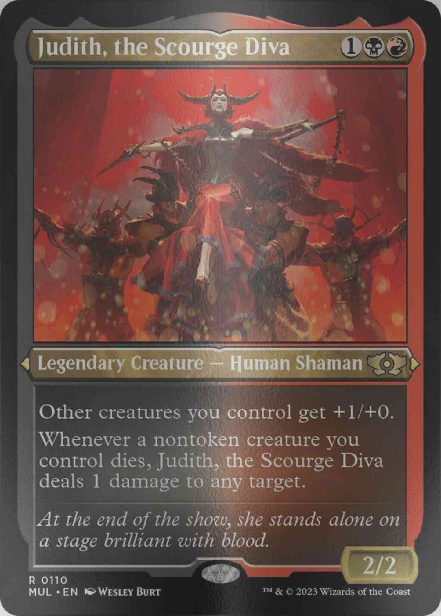 Judith, the Scourge Diva [110] [Multiverse Legends] [Etched Foil]