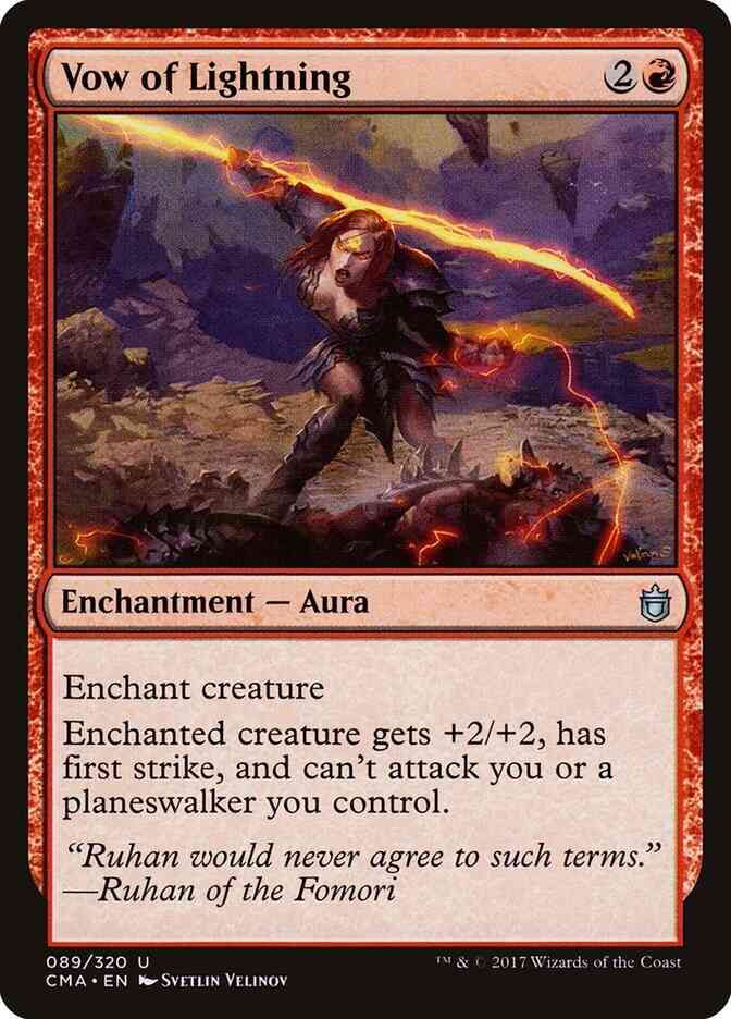 Vow of Lightning [89] [Commander Anthology] [Non-Foil]