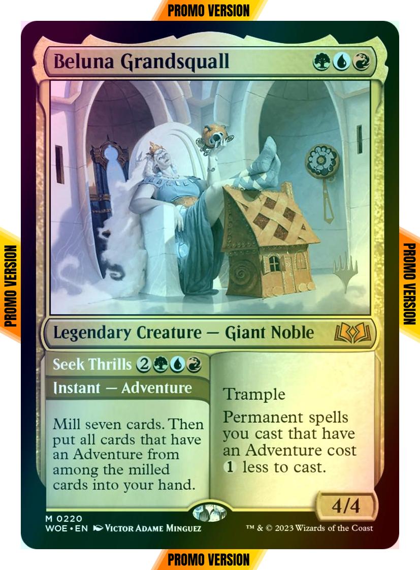 Beluna Grandsquall // Seek Thrills [220p] [Promo Pack] [Wilds of Eldraine: Promos] [Foil]