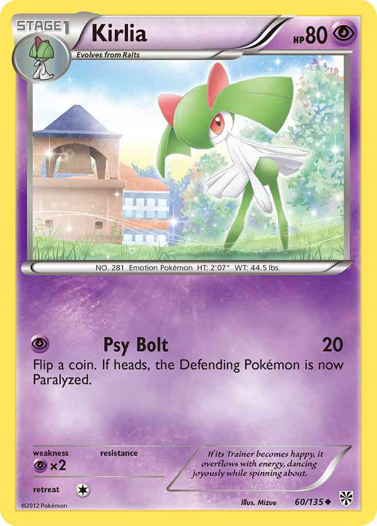 Kirlia - 60/135 - Uncommon [bw8-60] [Reverse Holo]