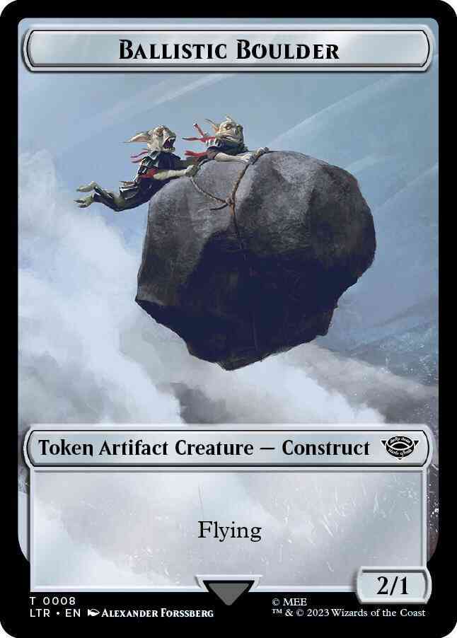 Ballistic Boulder Token [08] [The Lord of the Rings: Tales of Middle-earth: Tokens] [Non-Foil]