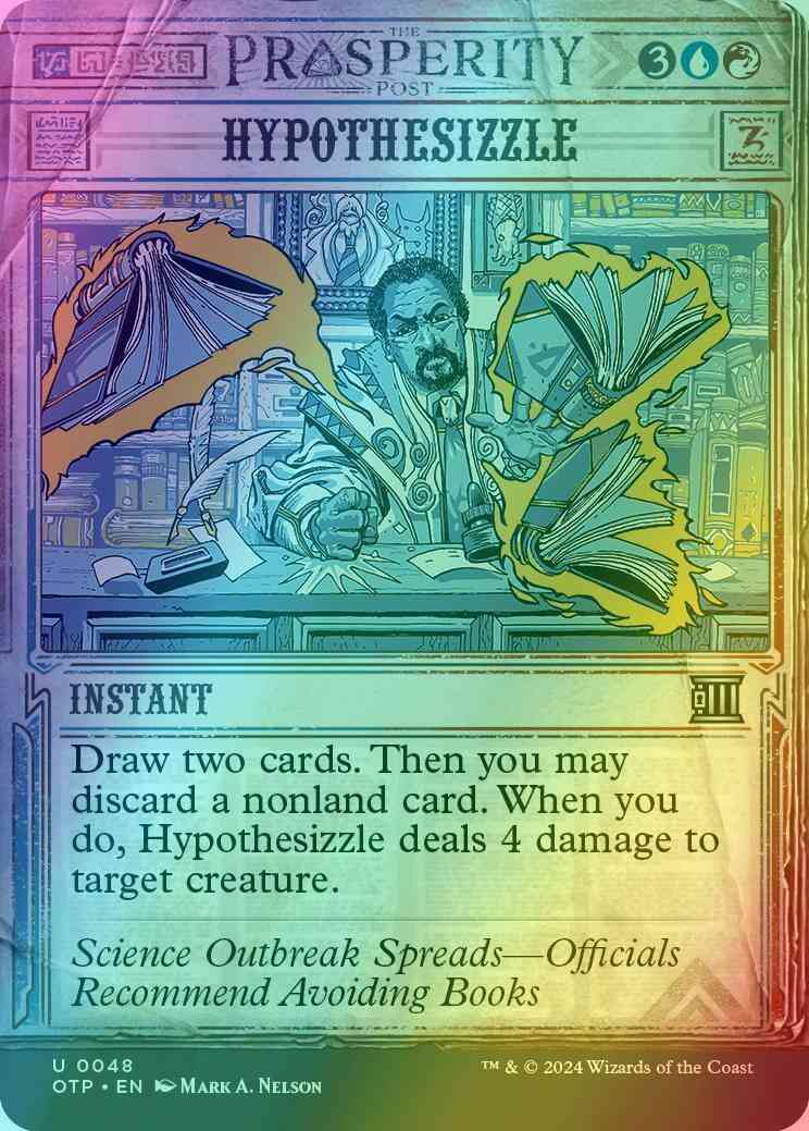 Hypothesizzle [48] [Breaking News Showcase] [Breaking News] [Foil]
