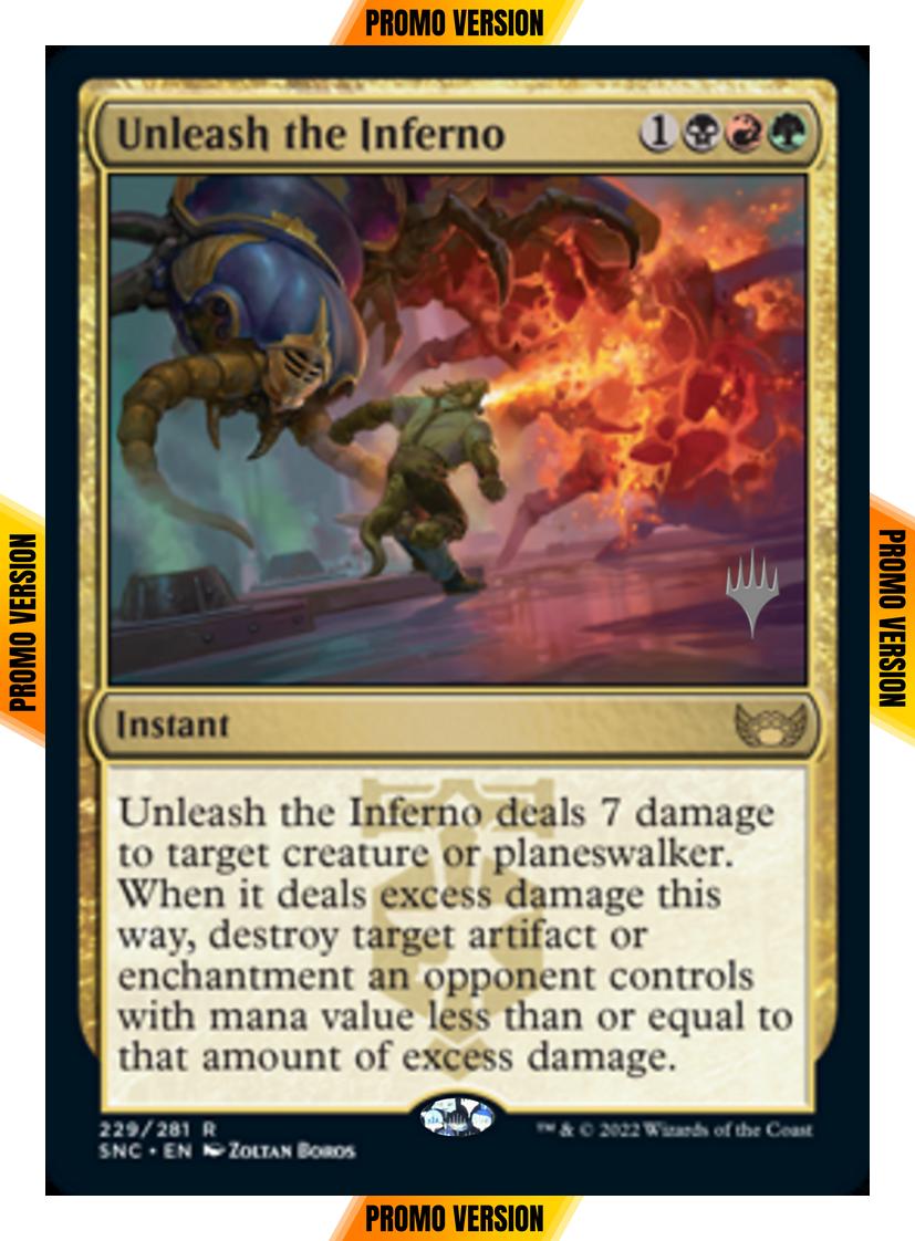 Unleash the Inferno [Promo Pack] [229p] [Streets of New Capenna: Promos] [Non-Foil]