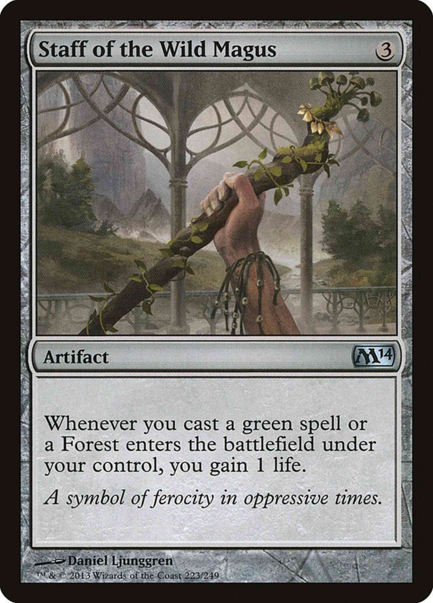 Staff of the Wild Magus [223] [Magic 2014] [Non-Foil]