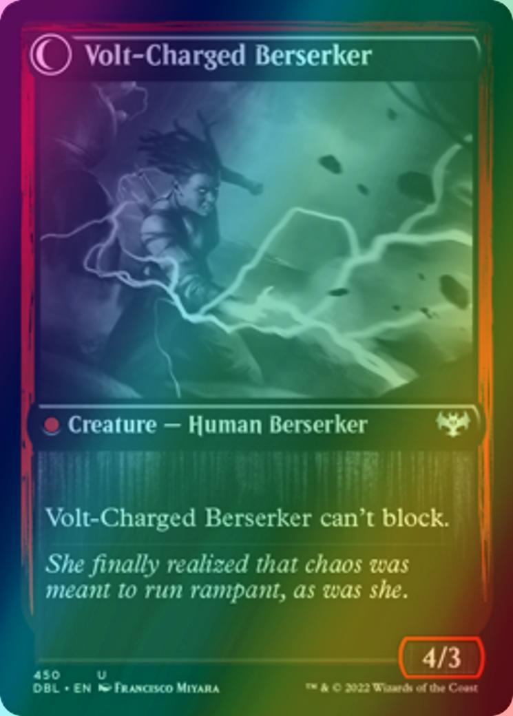 Voltaic Visionary // Volt-Charged Berserker [450] [Innistrad: Double Feature] [Foil]