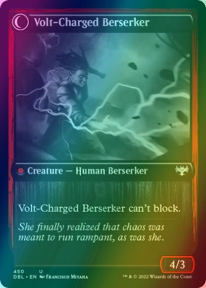 Voltaic Visionary // Volt-Charged Berserker [450] [Innistrad: Double Feature] [Foil]