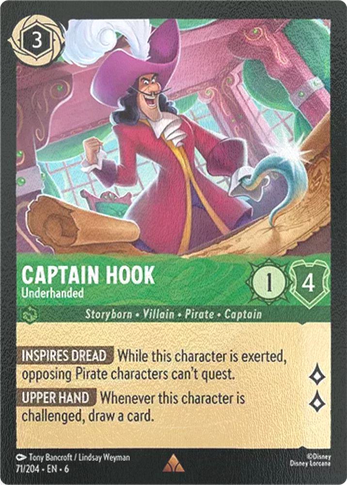 Captain Hook - Underhanded - 71/204 [Azurite Sea] [Cold Foil]