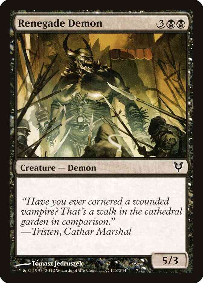 Renegade Demon [118] [Avacyn Restored] [Non-Foil]