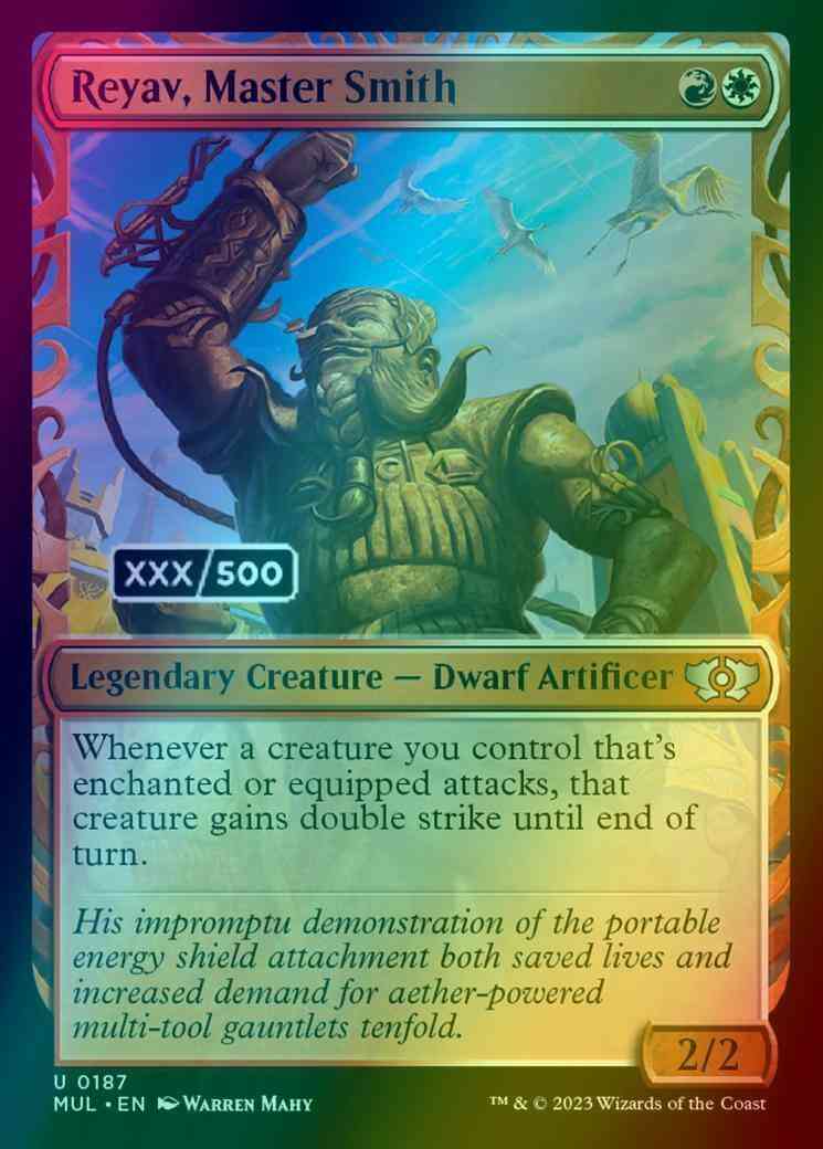Reyav, Master Smith - Serial Numbered [187z] [Planar Showcase] [Multiverse Legends] [Foil]