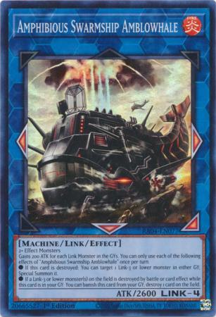 Amphibious Swarmship Amblowhale - RA04-EN077 - Super Rare - 1st Edition