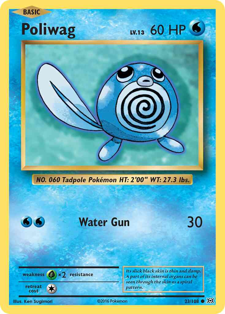 Poliwag - 23/108 - Common [xy12-23] [Reverse Holo]