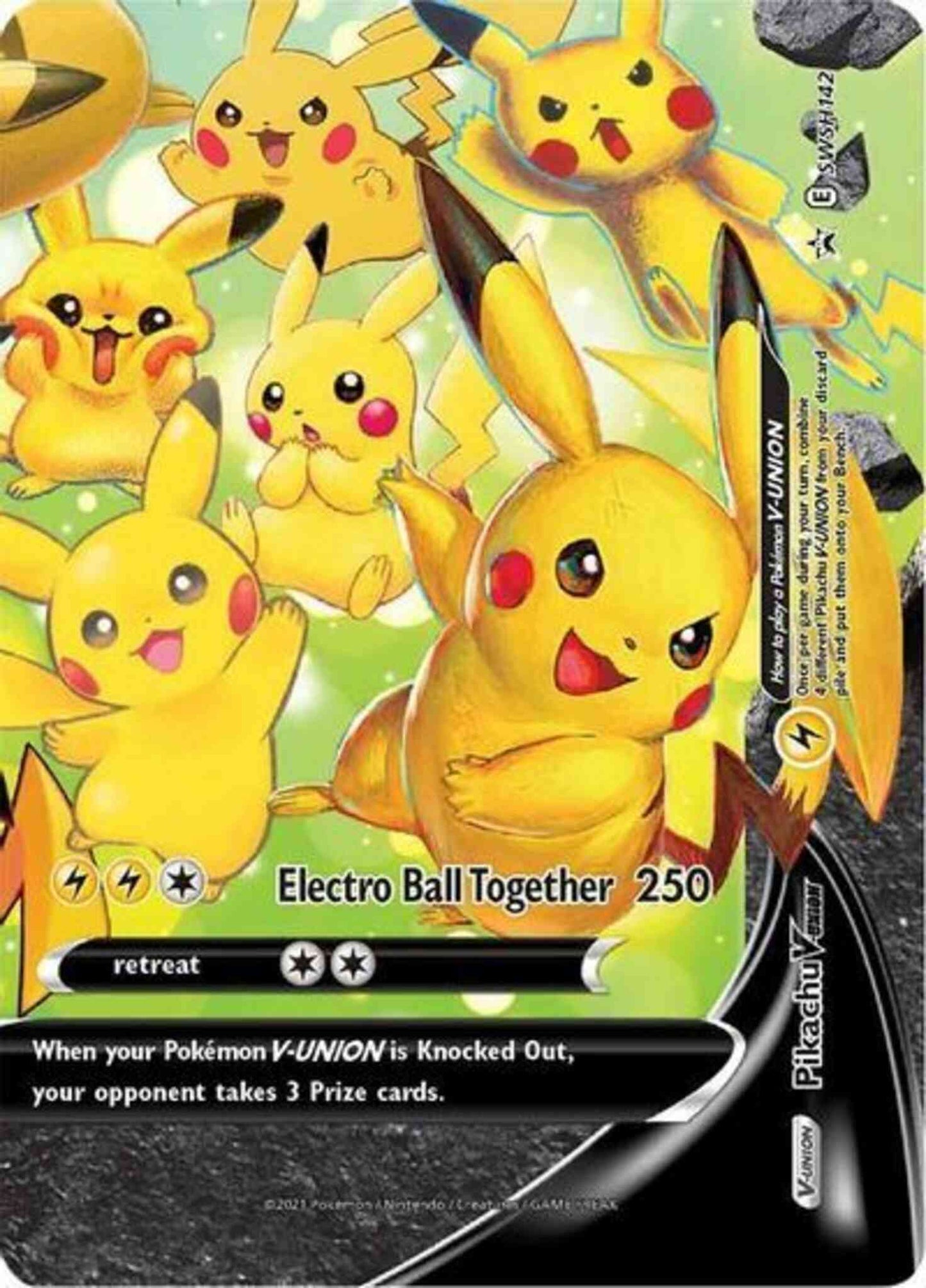 Pikachu V-UNION - SWSH142 - Promo [SWSHP-SWSH142] [Ultra]