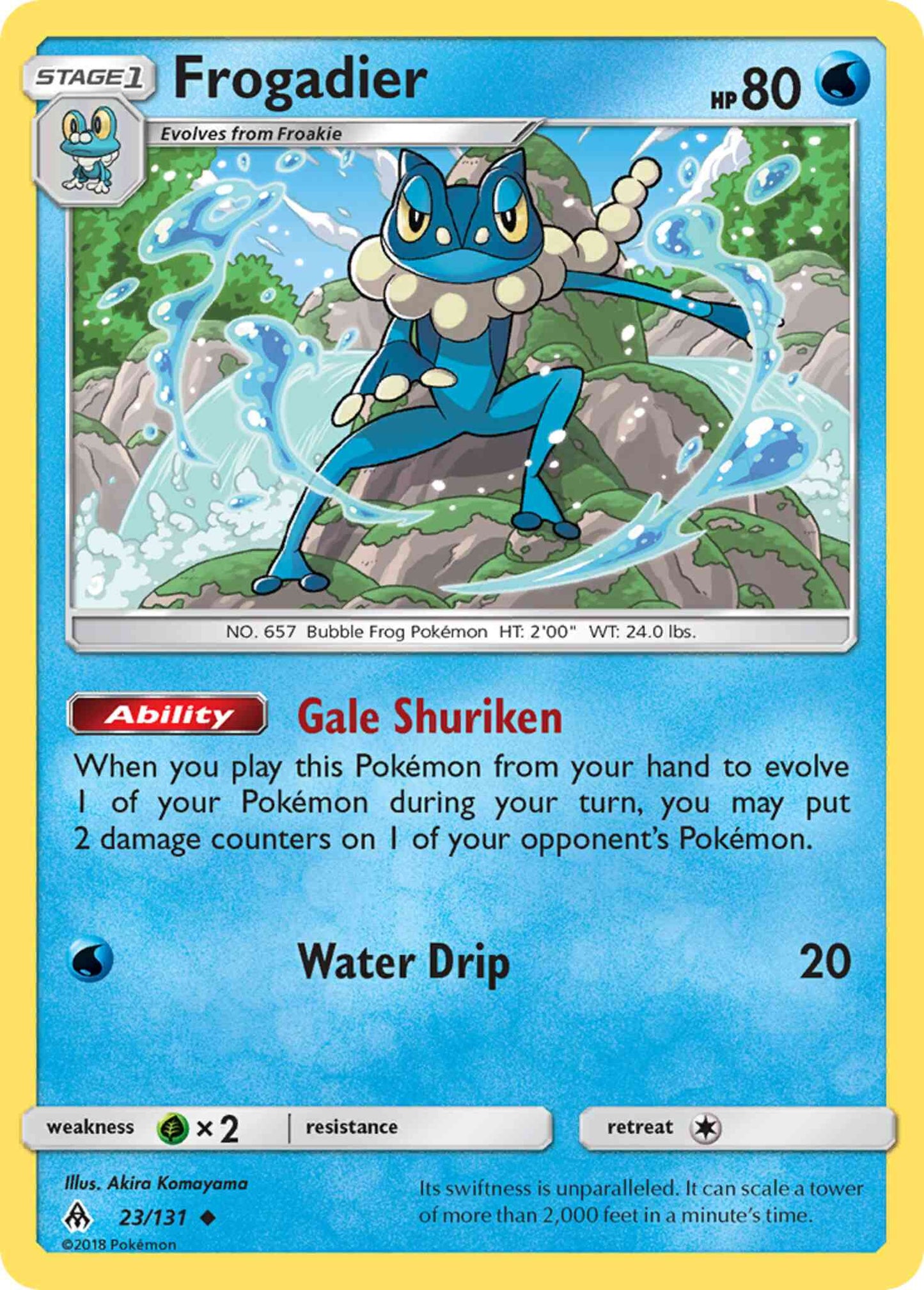 Frogadier - 23/131 - Uncommon [sm6-23] [Non-Holo]