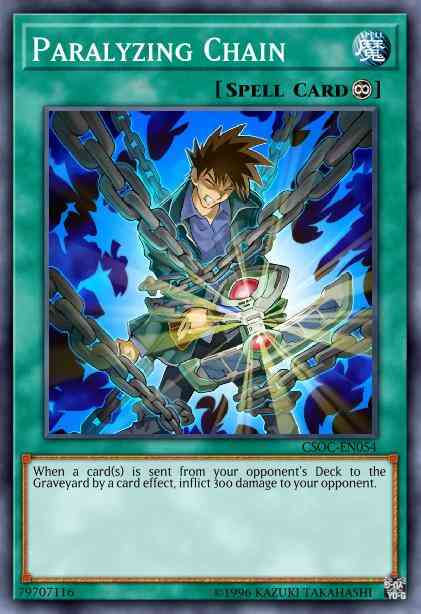 Paralyzing Chain - CSOC-EN054 - Rare - 1st Edition