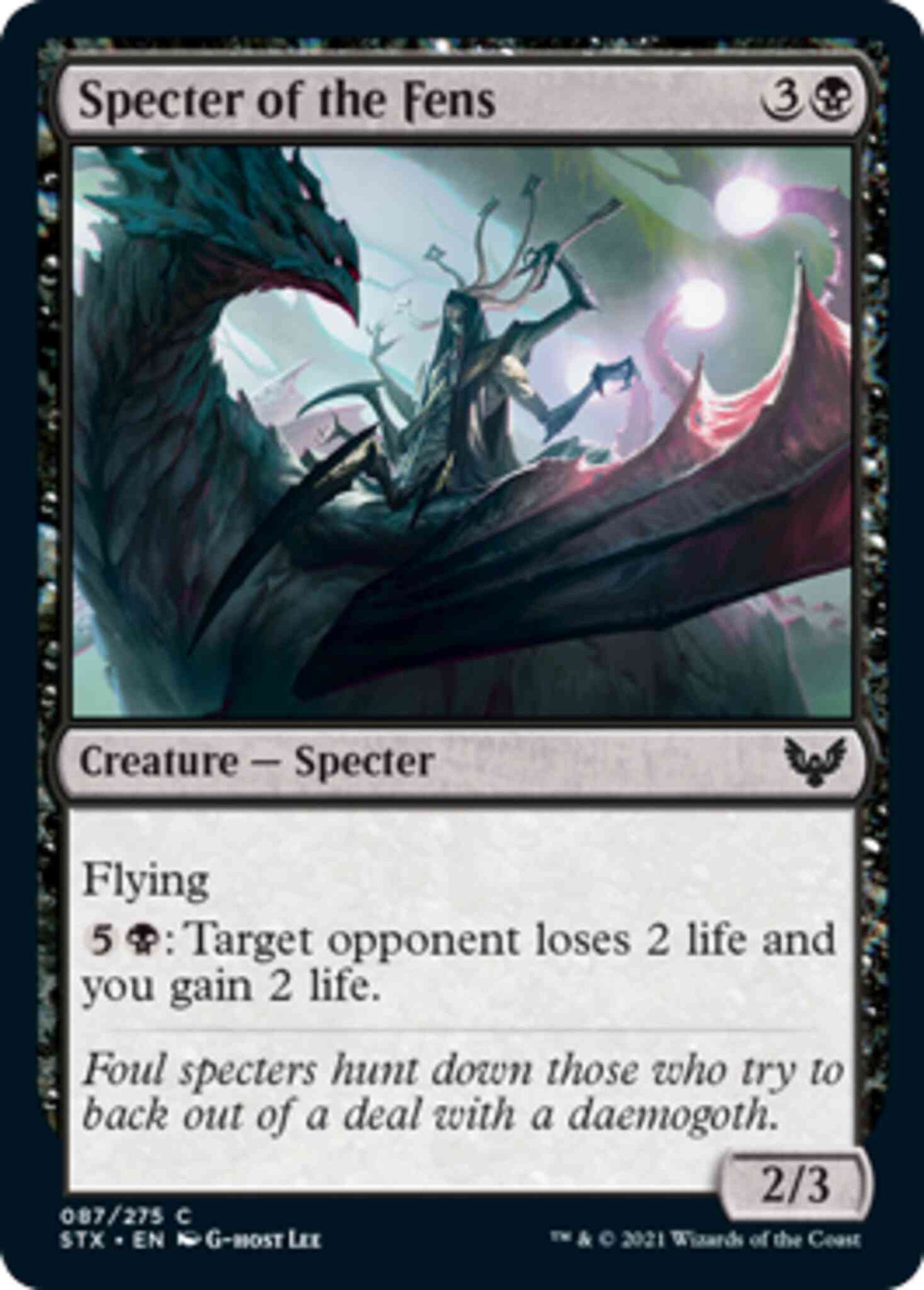 Specter of the Fens [87] [Strixhaven: School of Mages] [Non-Foil]