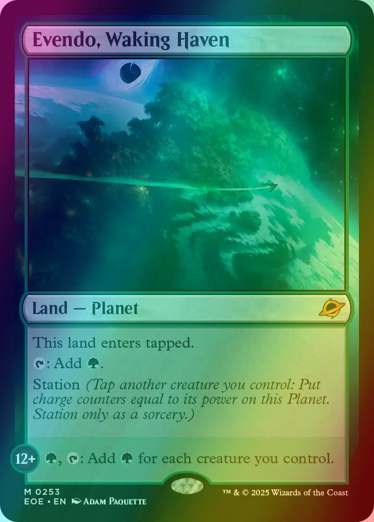 Evendo, Waking Haven [253] [Edge of Eternities] [Foil]