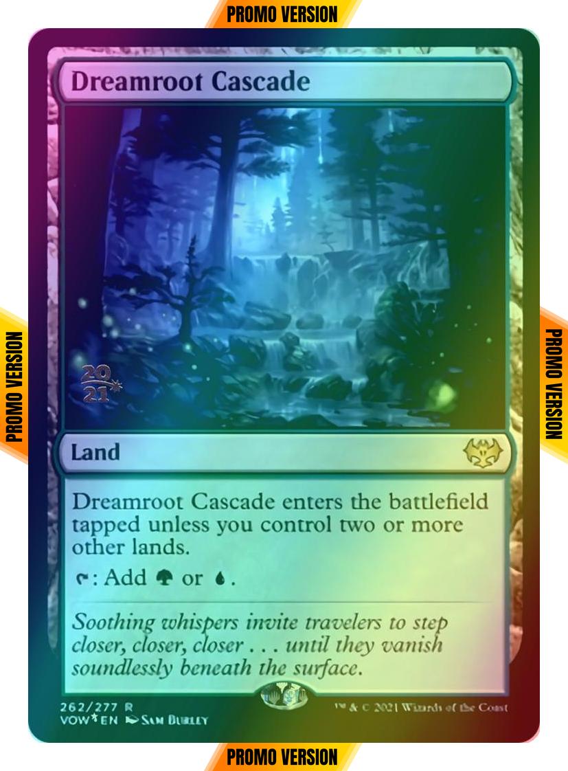 Dreamroot Cascade [Prerelease] [262s] [Innistrad: Crimson Vow: Promos] [Foil]