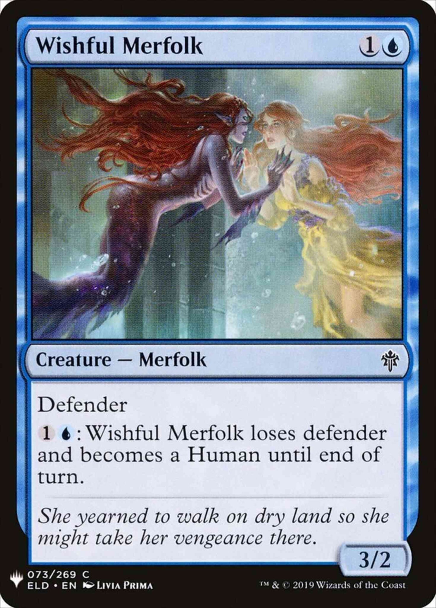 Wishful Merfolk [ELD-73] [The List] [Non-Foil]