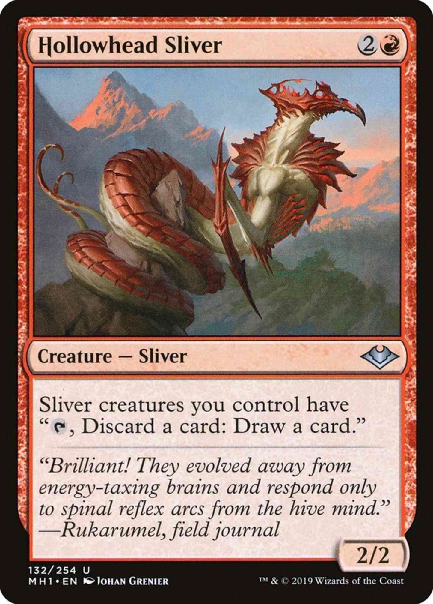 Hollowhead Sliver [132] [Modern Horizons] [Non-Foil]