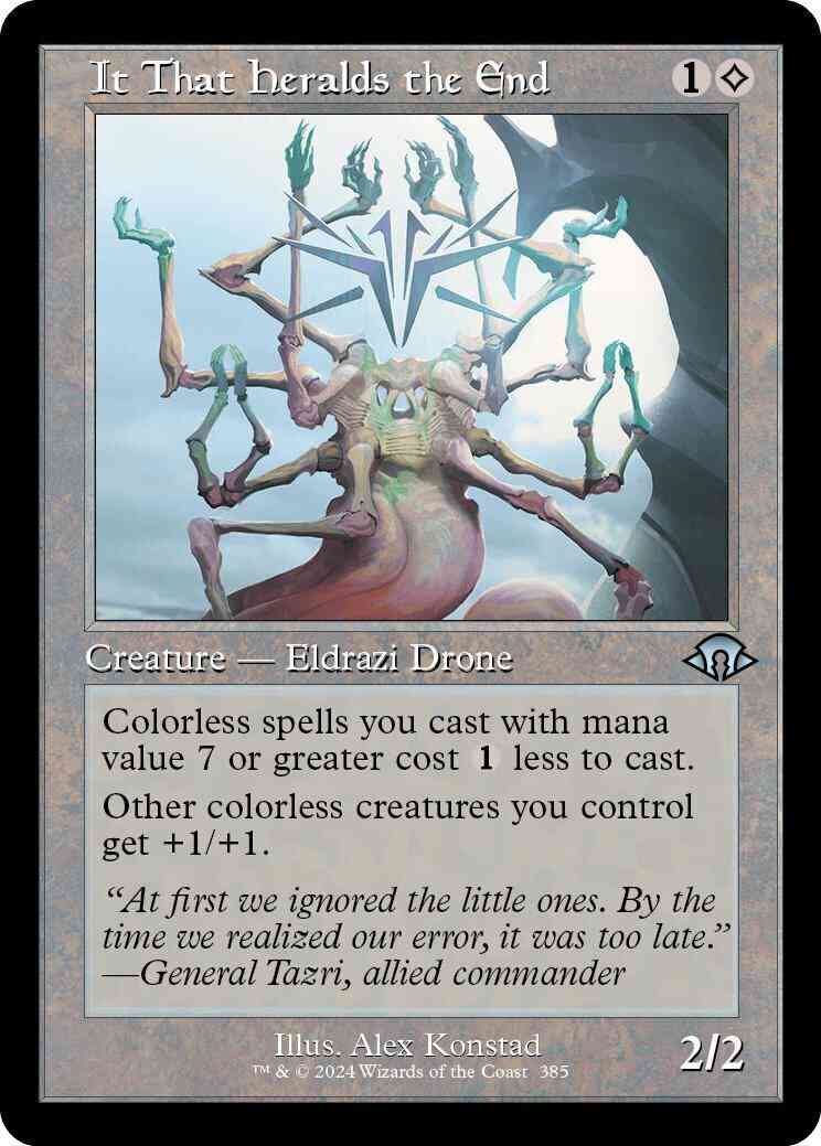 It That Heralds the End [385] [Retro Frame] [Modern Horizons 3] [Non-Foil]