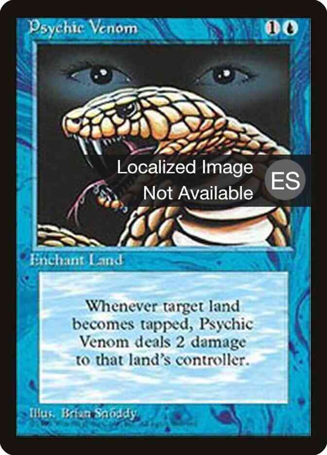 Psychic Venom - Korean [96] [Fourth Edition Black Border: Korean] [Non-Foil]
