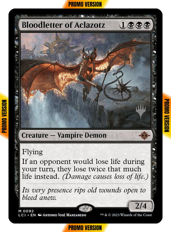 Bloodletter of Aclazotz [92p] [Promo Pack] [The Lost Caverns of Ixalan: Promos] [Non-Foil]