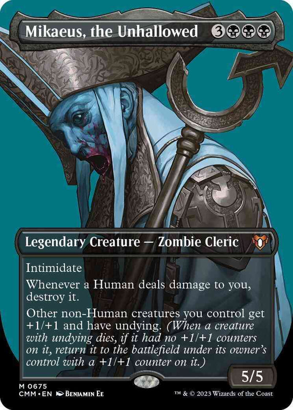 Mikaeus, the Unhallowed [675] [Borderless] [Profile] [Commander Masters] [Non-Foil]