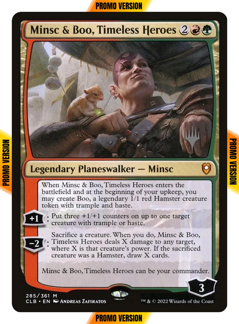Minsc & Boo, Timeless Heroes [285p] [Promo Pack] [Commander Legends: Battle for Baldur's Gate: Promos] [Non-Foil]