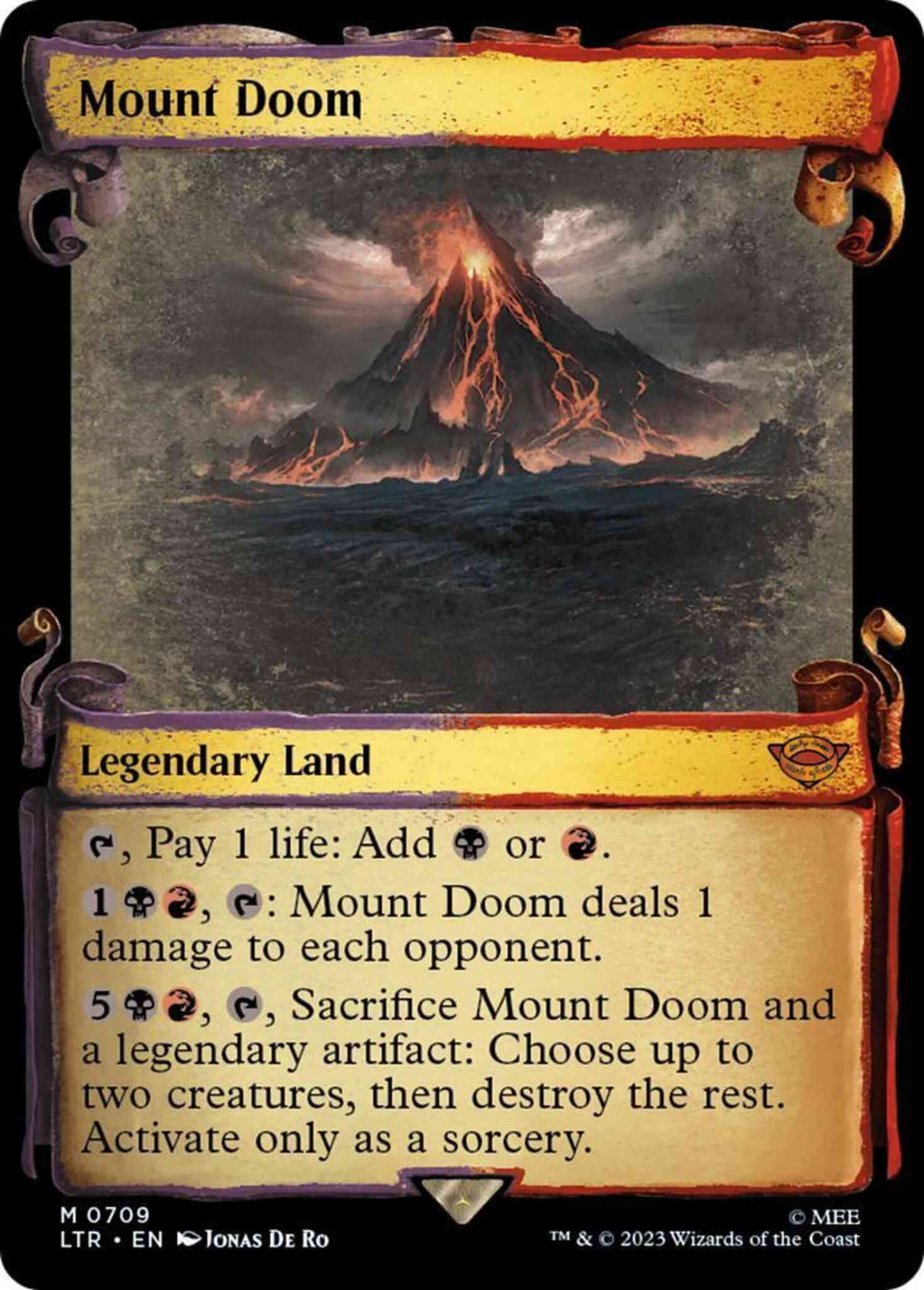 Mount Doom [709] [Scrolls Showcase] [The Lord of the Rings: Tales of Middle-earth] [Non-Foil]