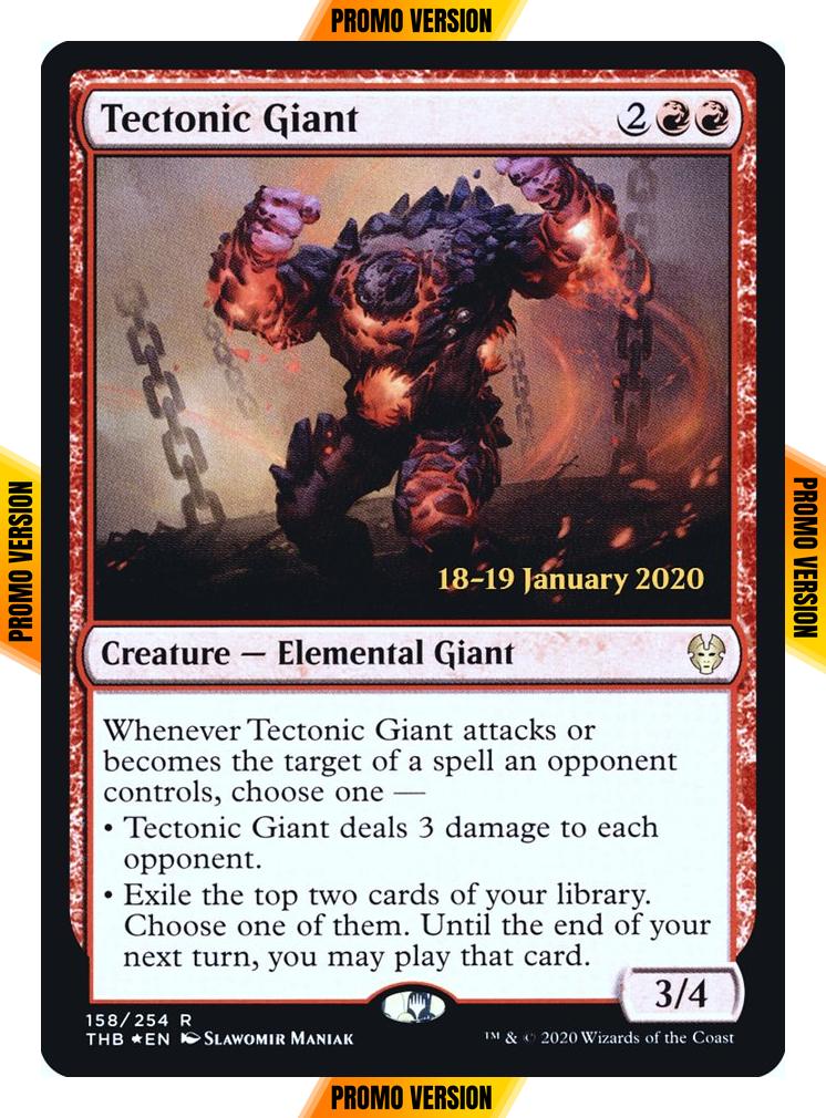 Tectonic Giant [158s] [Theros Beyond Death Promos] [Foil]